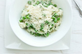 Рис басмати с горошком, мятой и лимоном