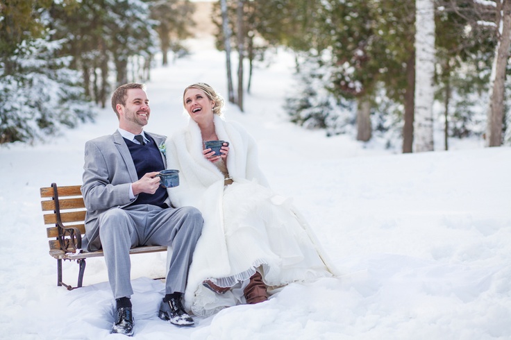 зимняя свадьба в русском стиле
